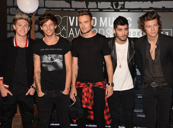MTV Video Music Awards, Niall Horan, Louis Tomlinson, Liam Payne, Zayn Malick, Harry Styles of One Direction MTV Video Music Awards, Niall Horan, Louis Tomlinson, Liam Payne, Zayn Malick, Harry Styles of One Direction